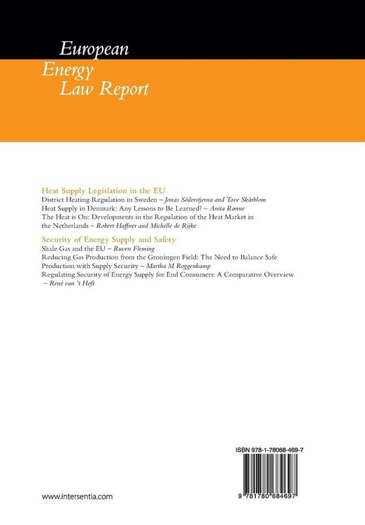 Produktbild: European Energy Law Report XI