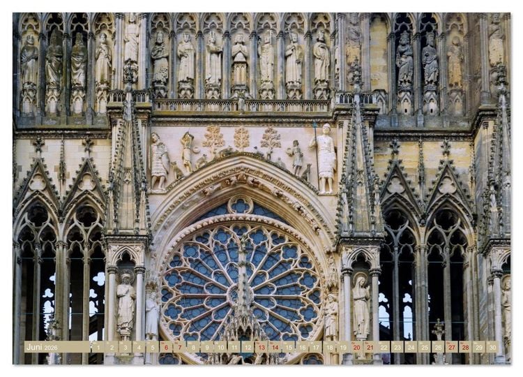 Produktbild: St&auml;dtejuwelen Nordfrankreichs. Architektur, Kunst und Flair vom Elsass zur Normandie (hochwertiger Premium Wandkalender 2026 DIN A2 quer), Kunstdruck in Hochglanz