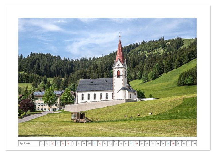 Produktbild: Tiroler Hochtal (Wandkalender 2026 DIN A4 quer), CALVENDO Monatskalender
