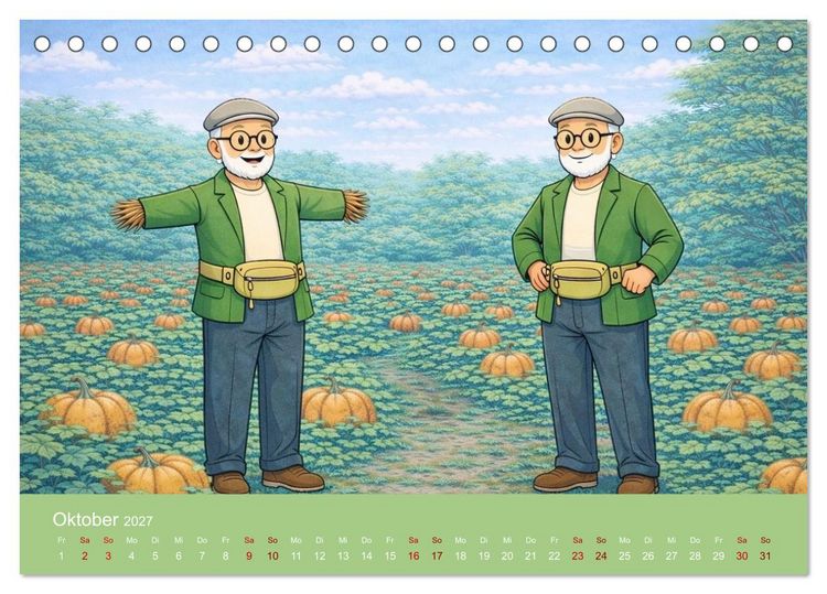 Produktbild: Opa Edition - Pragmatisch ans Werk (Tischkalender 2027 DIN A5 quer), CALVENDO Monatskalender