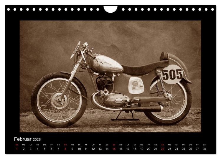 Produktbild: Motorrad Oldtimer aus &Ouml;sterreich (Wandkalender 2026 DIN A4 quer), CALVENDO Monatskalender