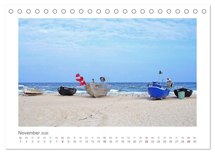 Produktbild: R&uuml;genliebe - Eine Hommage an die Ostseeinsel R&uuml;gen (Tischkalender 2026 DIN A5 quer), CALVENDO Monatskalender