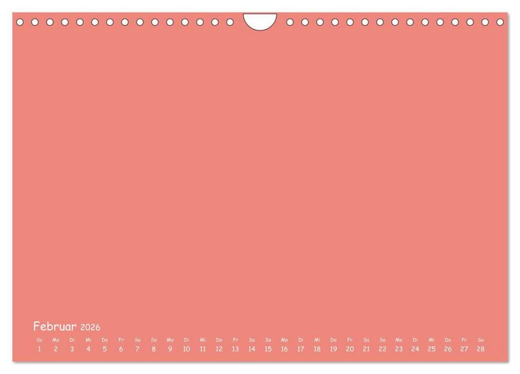 Produktbild: Regenbogen Kinder Bastelkalender - Zum Selbstgestalten - DIY Kreativ-Kalender (Wandkalender 2026 DIN A4 quer), CALVENDO Monatskalender