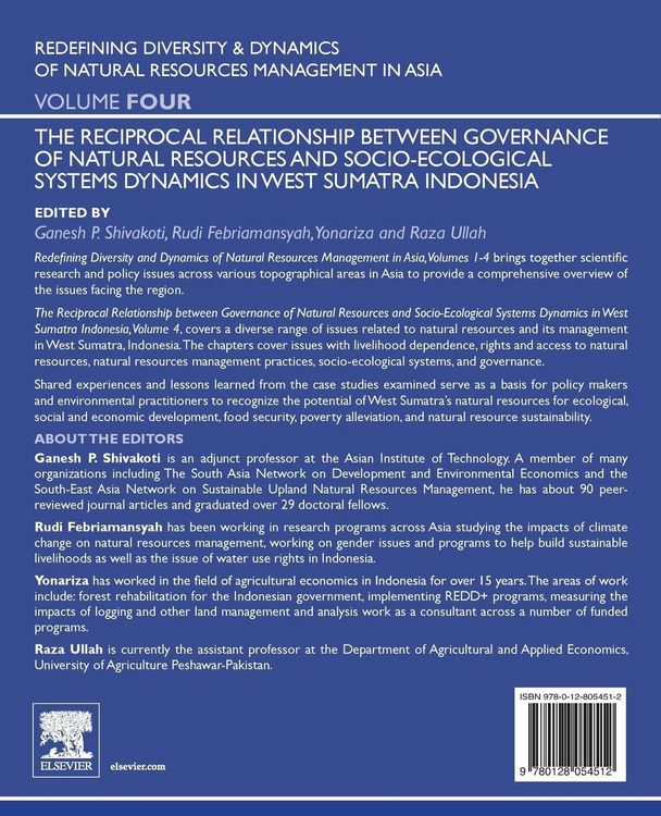 Produktbild: Redefining Diversity and Dynamics of Natural Resources Management in Asia, Volume 4