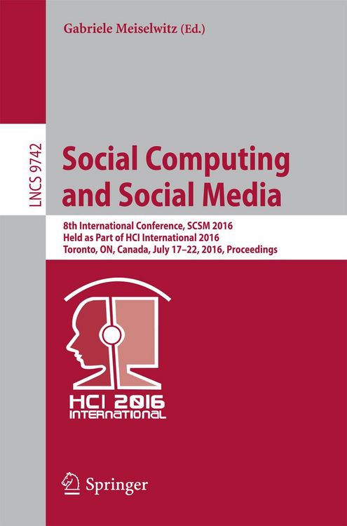 Produktbild: Social Computing and Social Media
