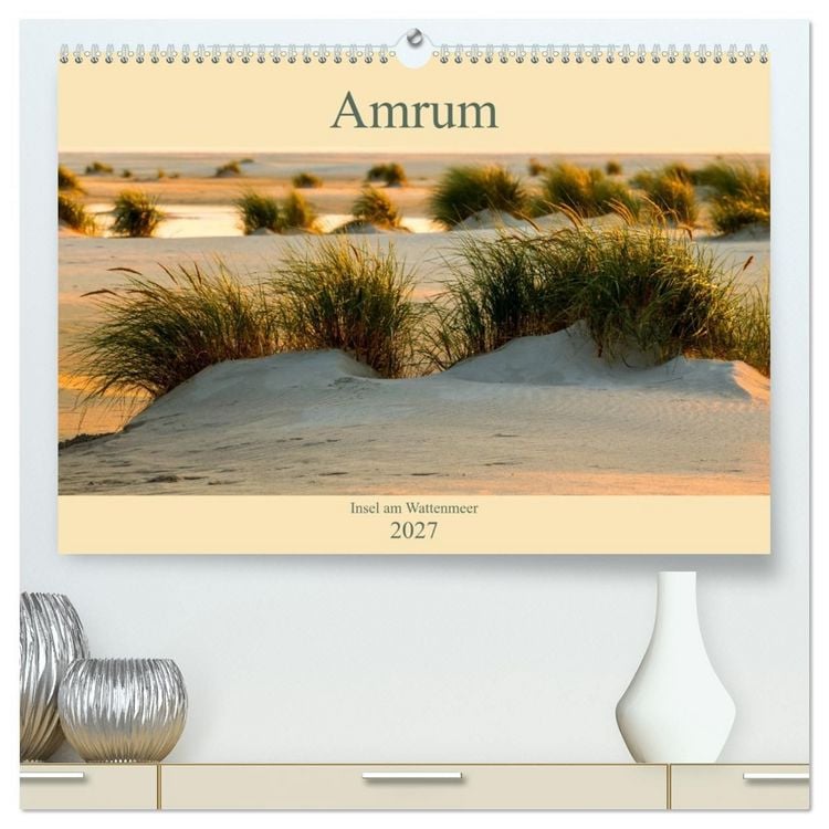 Produktbild: Amrum Insel am Wattenmeer (hochwertiger Premium Wandkalender 2027 DIN A2 quer), Kunstdruck in Hochglanz