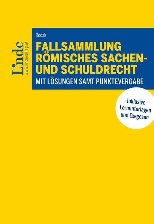 Produktbild: Fallsammlung Römisches Sachen- und Schuldrecht