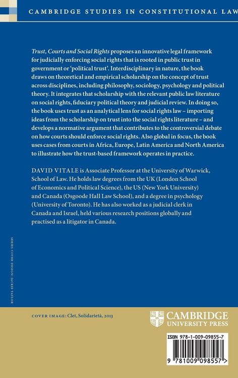 Produktbild: Trust, Courts and Social Rights