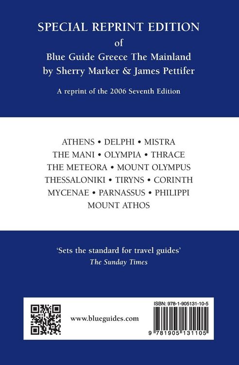 Produktbild: Blue Guide Greece The Mainland