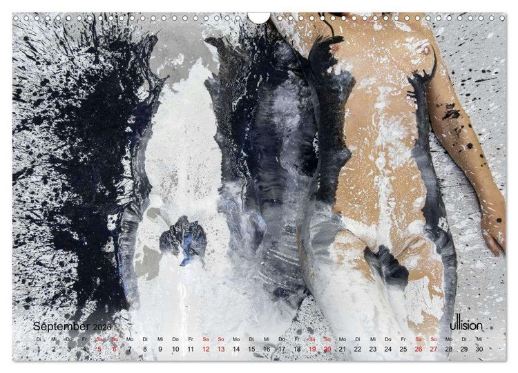Produktbild: Akt in Farbe &ndash; schwarzwei&szlig; (Wandkalender 2026 DIN A3 quer), CALVENDO Monatskalender