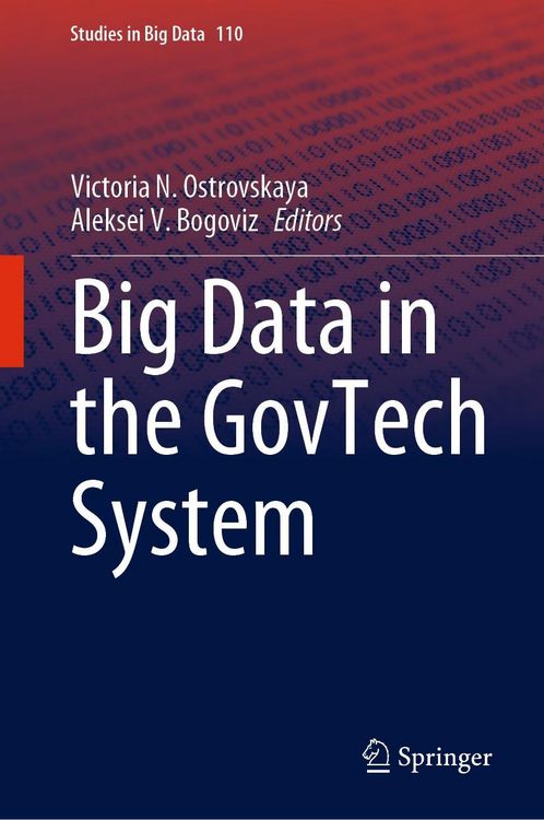 Produktbild: Big Data in the GovTech System