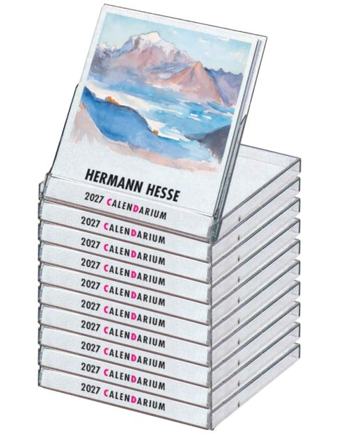 Produktbild: Hermann Hesse CalenDarium 2027. Box mit 10 Exemplaren