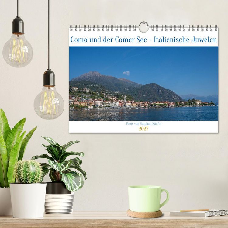 Produktbild: Como und der Comer See (Wandkalender 2027 DIN A4 quer), CALVENDO Monatskalender