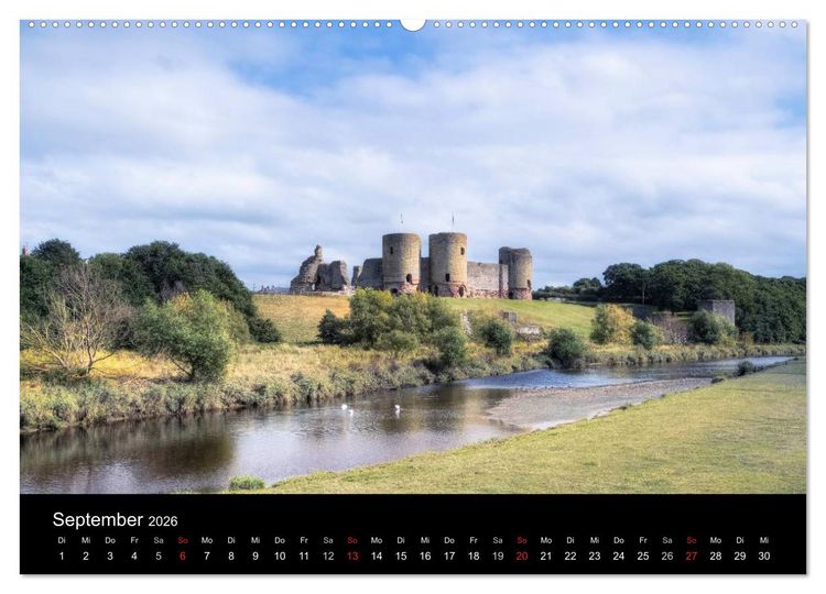 Produktbild: Wales (hochwertiger Premium Wandkalender 2026 DIN A2 quer), Kunstdruck in Hochglanz
