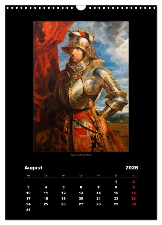 Produktbild: Peter Paul Rubens - Rubens (Wandkalender 2026 DIN A3 hoch), CALVENDO Monatskalender