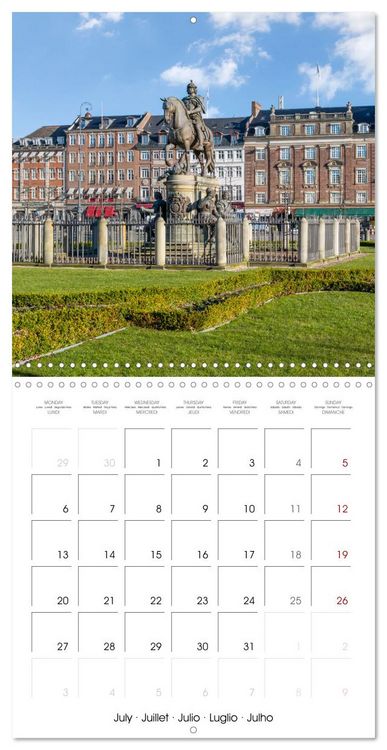 Produktbild: COPENHAGEN Highlights (Wall Calendar 2026 12 &times; 12 Inch) CALVENDO 12 Month Wall Calendar