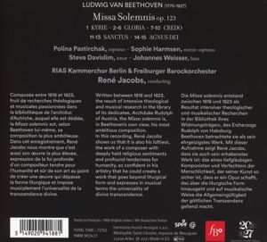 Produktbild: Beethoven: Missa solemnis,Op. 123