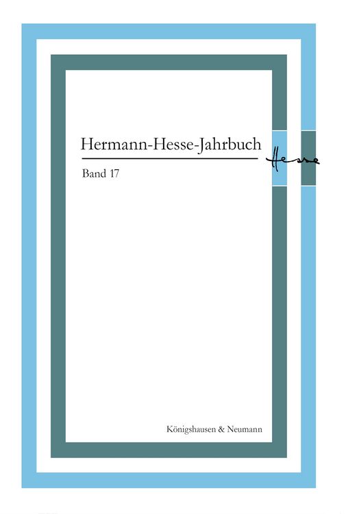 Produktbild: Hermann-Hesse-Jahrbuch, Band 17