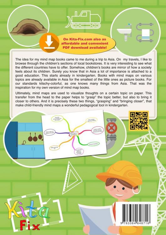 Produktbild: KitaFix-Mindmap I explain my Home to You (Ready-made thought maps for Preschool work in Daycare and Kindergarten)