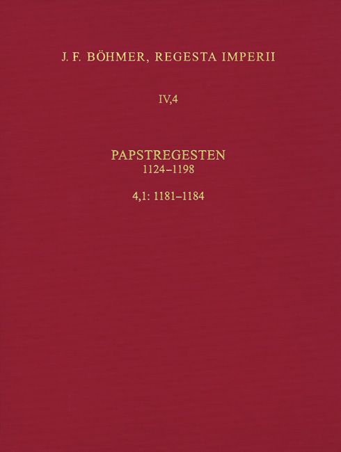 Produktbild: Regesta Imperii IV, 4, Lfg. 1: Lothar III. und &Auml;ltere Staufer