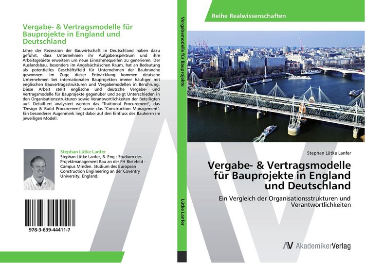 Produktbild: Vergabe- & Vertragsmodelle f&uuml;r Bauprojekte in England und Deutschland