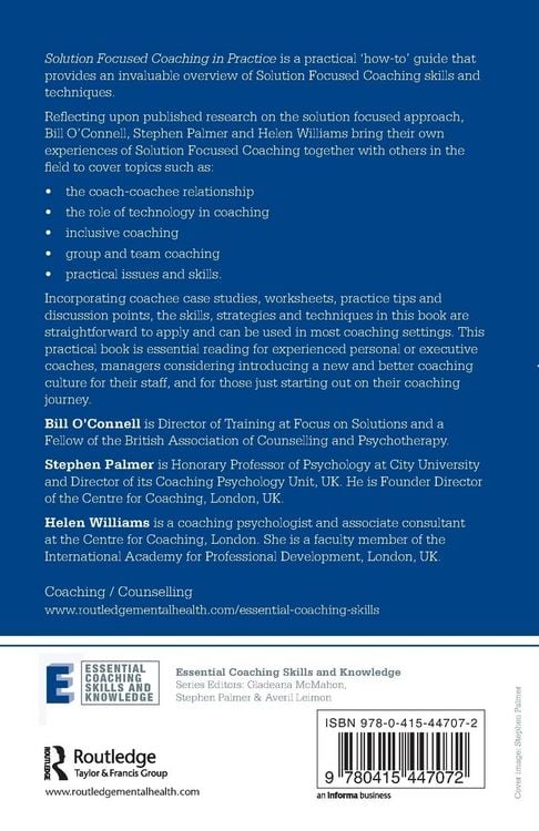 Produktbild: Solution Focused Coaching in Practice