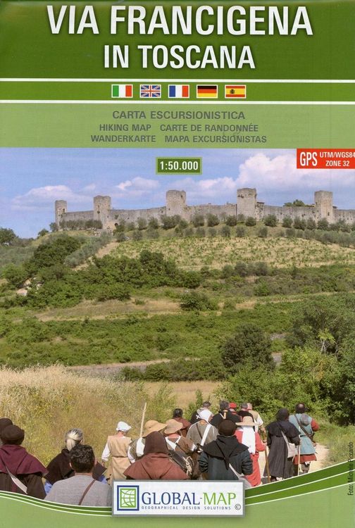Produktbild: Via francigena in Toscana. Carta escursionistica
