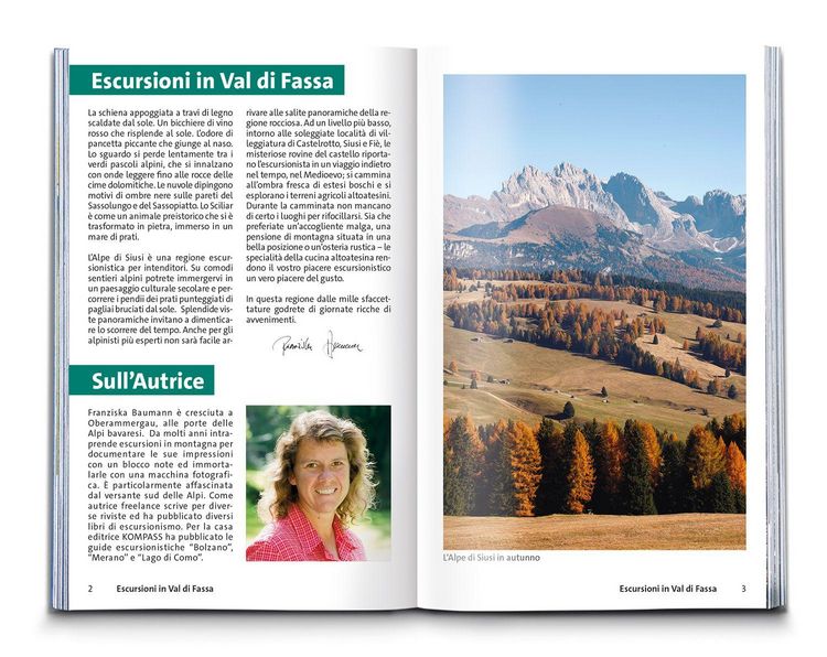 Produktbild: KOMPASS guida escursionistica Alpe di Siusi, Sassolungo, Sciliar, Val di Tires, 35 itinerari