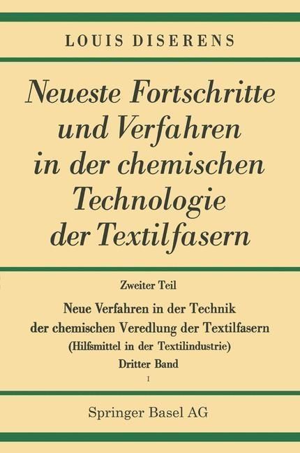 Produktbild: Neue Verfahren in der Technik der chemischen Veredlung der Textilfasern