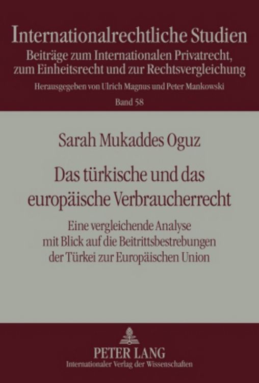 Produktbild: Das t&uuml;rkische und das europ&auml;ische Verbraucherrecht