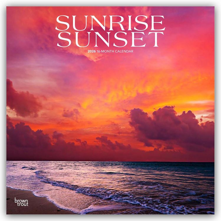 Produktbild: Sunrise Sunset – Sonnenaufgänge – Sonnenuntergänge 2026 – 16-Monatskalender