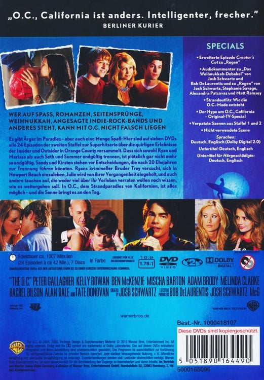 Produktbild: O.C. California - Staffel 2 [7 DVDs]