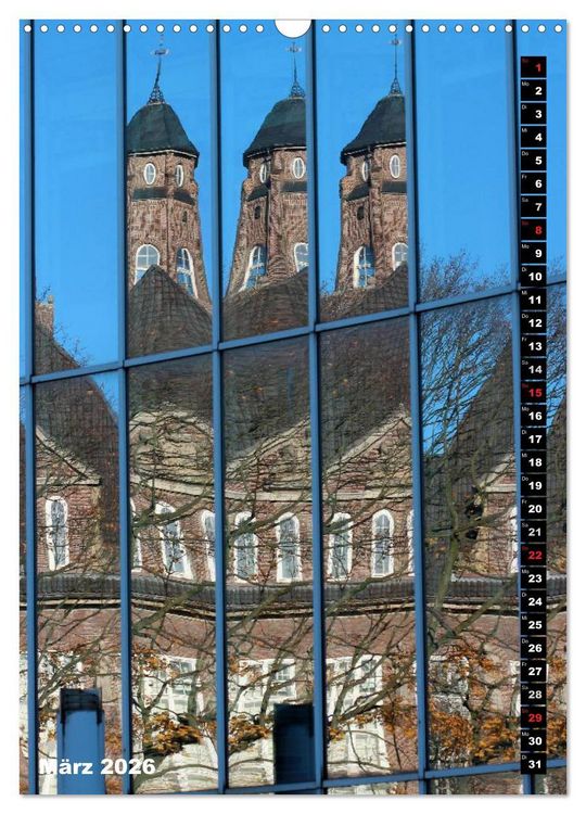Produktbild: HAMBURG - Ansichten (Wandkalender 2026 DIN A3 hoch), CALVENDO Monatskalender