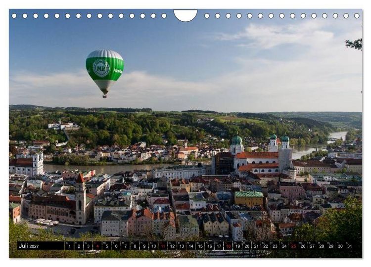 Produktbild: Pittoreskes Passau (Wandkalender 2027 DIN A4 quer), CALVENDO Monatskalender