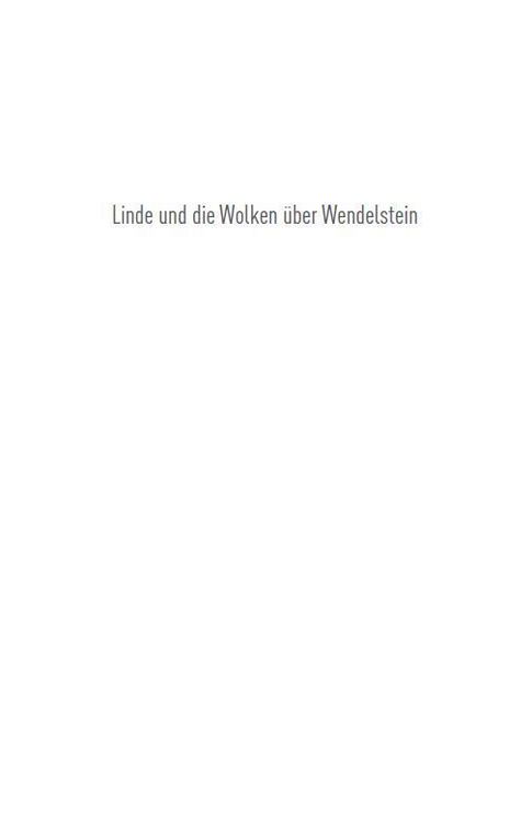 Produktbild: Linde und die Wolken über Wendelstein