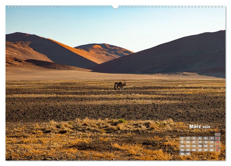 Produktbild: Namibia, Sch&ouml;nheit und Vielfalt (hochwertiger Premium Wandkalender 2026 DIN A2 quer), Kunstdruck in Hochglanz