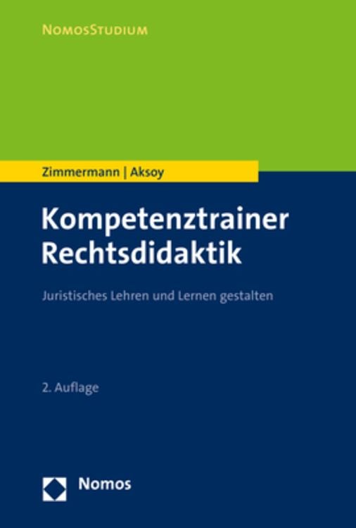 Bild vom Artikel Kompetenztrainer Rechtsdidaktik vom Autor Achim Zimmermann