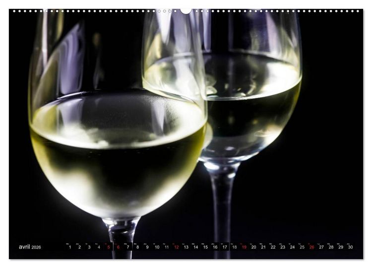 Produktbild: LE VIN (Calendrier mural 2026 DIN A2 vertical) calendrier de bureau