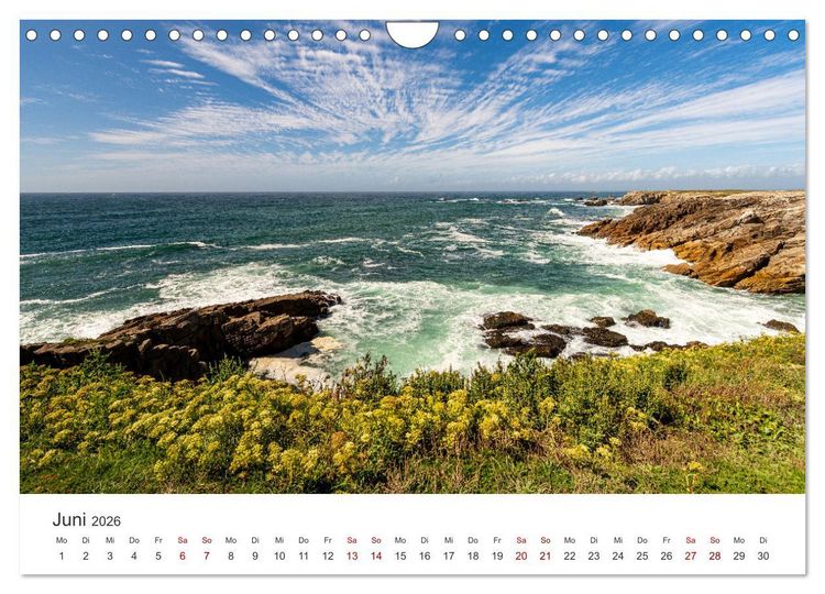 Produktbild: Die Bretagne - Traumpfade (Wandkalender 2026 DIN A4 quer), CALVENDO Monatskalender