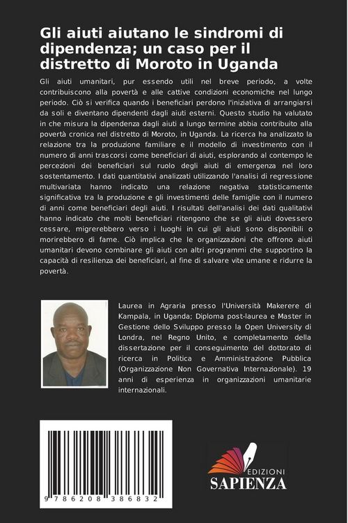 Produktbild: Gli aiuti aiutano le sindromi di dipendenza; un caso per il distretto di Moroto in Uganda