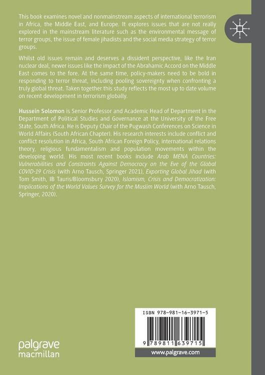 Produktbild: Directions in International Terrorism