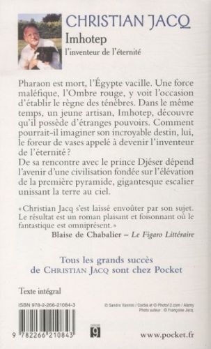 Produktbild: Imhotep, l'inventeur de l'&eacute;ternit&eacute; : le secret de la pyramide