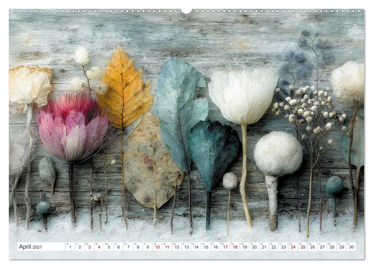 Produktbild: Blumen und Bl&auml;tter sind das sanfte L&auml;cheln der Natur. (Wandkalender 2027 DIN A2 quer), CALVENDO Monatskalender