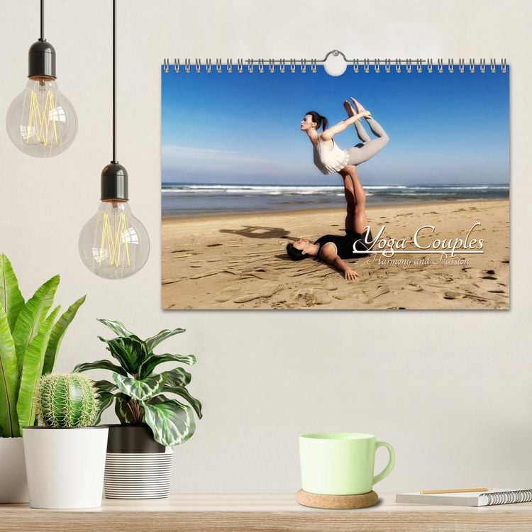 Produktbild: Yoga Couples - Harmony and Passion (Wall Calendar 2026 DIN A4 landscape), CALVENDO 12 Month Wall Calendar