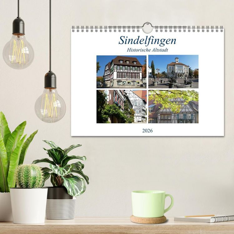 Produktbild: Sindelfingen - Historische Altstadt (Wandkalender 2026 DIN A4 quer), CALVENDO Monatskalender
