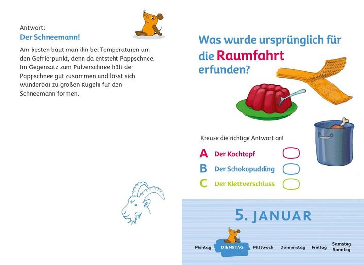 Produktbild: Frag doch mal ... die Maus: Tageskalender 2027 &ndash; Mein Kalender f&uuml;r jeden Tag!