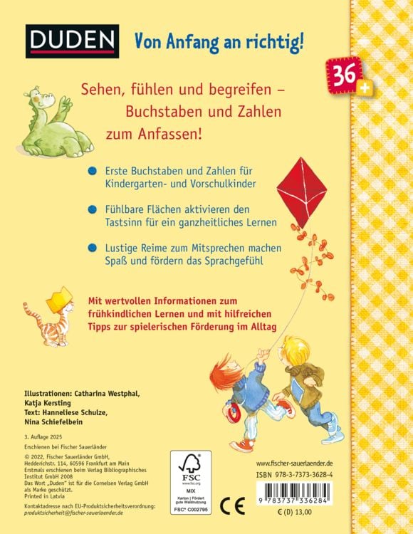 Produktbild: Duden 36+: A bis Z und 1 bis 10