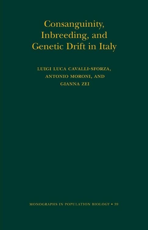 Produktbild: Consanguinity, Inbreeding, and Genetic Drift in Italy