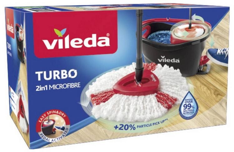Produktbild: Vileda 146590 Turbo 2in1 Wischmopp Komplettset 1St.