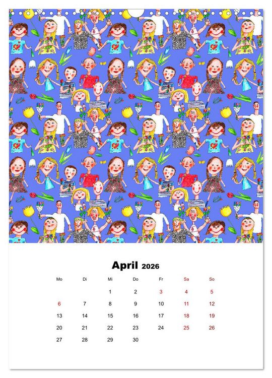 Produktbild: MUSTERMACKE (Wandkalender 2026 DIN A3 hoch), CALVENDO Monatskalender